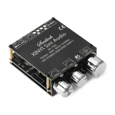 Підсилювач звуку двоканальний Sinilink - XINYI Sini Audio XY-T50H 50x2 Ват HI-FI D-клас на базі TPA3116D2 - підтримка Bluetooth AUX USB Колір Чорний